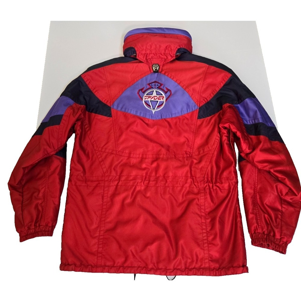 Vintage 90's Spyder USA Entrant GII Thinsulate Lite Loft Ski Jacket Men's L Red - Picture 5 of 16
